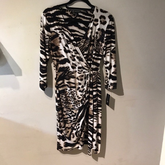 Cheetah print wrap dress - Picture 1 of 1